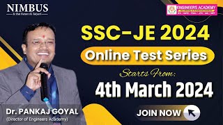 SSC JE 2024 Online Test Series  All About SSC JE 2024 OnlineOffline Test Series  SSC JE Free Mock [upl. by Hareenum]