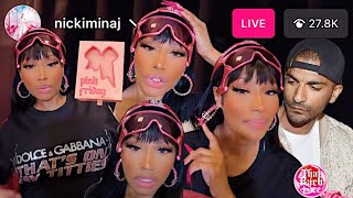 Nicki Minaj x Dolce amp Gabbana Pink Friday 2 World Tour amp Pink Friday Nails ft Maher Jridi FULL LIVE [upl. by Llenrep]