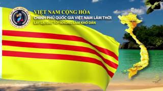 Chào cờ quốc ca VNCH [upl. by Aihsilat]