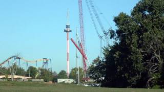 Carowinds Intimidator Construction [upl. by Shields]