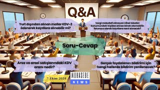 Sık Sorulan Soruları Cevaplıyoruz Arsa ve arazi satışlarındaki KDV oranı nedir [upl. by Lekcar]