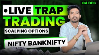 04 December Live Trading Live Intraday Trading Today Bank Nifty option trading live Nifty 50 [upl. by Matrona]