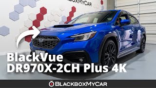 BlackVue DR970X2CH Plus 4K Dash Cam x 2023 Subaru WRX Installation  BlackboxMyCar [upl. by Enohpets262]