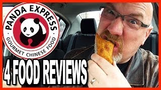 Panda Express ★ Sesame Chicken Seafood Delight Eggroll and Cookie Review [upl. by Leanahtan640]