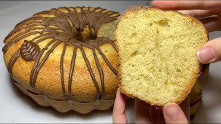 أسهل طريقة لعمل الكيكة الإسفنجية في المنزل  ناجحة ومضمونة Super Spongy cake recipe [upl. by Jeffcott]