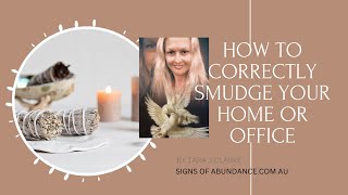 HOW TO SMUDGE YOUR PROPERTY HOME OR OFFICE WITH WHITE SAGE THE RIGHT WAY [upl. by Eniad]