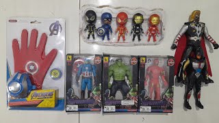 Marvel Popular Toy Colection  Spiderman Action Doll Marvel toy gun colection Unboxing [upl. by Clie]