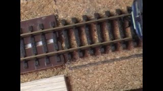 Building NGauge layout whitelegg junction Magnets amp Dapol easishunt [upl. by Htenaj]