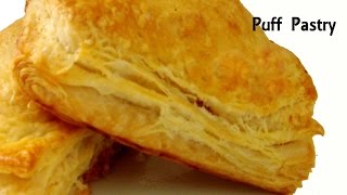 Quickest Puff Pastry Recipe  Puff Pastry Recipe [upl. by Ralston]