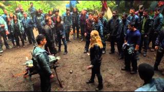 Bellarke Scenes 18 quotthis is on you princessquot THE 100 S01E04 [upl. by Aisatnaf]