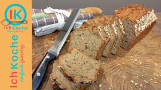 Gesunder Brotgenuss Schnelles Weizenvollkornbrot in Rekordzeit zum Verlieben [upl. by Leasia]