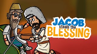 Jacob Steals the Blessing 👨🏻‍🦰👨🏻🐑  Animated Bible Stories  My First Bible  12 [upl. by Treblih]