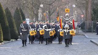 Yorckscher Marsch  Preußens Gloria 19012023 Schloss Bellevue [upl. by Suiradal]