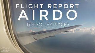 Flight Report AIRDO  Tokyo Haneda  Sapporo New Chitose  Economy Class  TripReport [upl. by Tiersten]