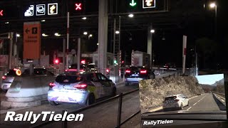 WRC Rallye MonteCarlo 2024  Péage  Toll amp Road section  Liaison  Full HD [upl. by Aznarepse]