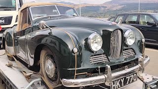 Jowett Jupiter classic British car Calmac Brodick Arran davetheraverovingtherock [upl. by Aslam]