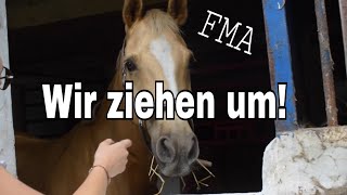 Die Pferde ziehen auf unseren Hof FMA [upl. by Idna]