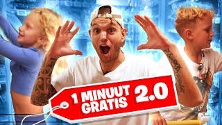 1 MINUUT GRATIS WINKELEN MET DE HELE FAMILIE 20 🤯 [upl. by Julide]