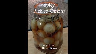 Spicy Pickled Onions  How to make [upl. by Klockau796]