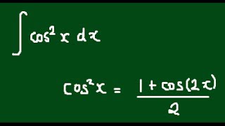 Integral of cos2x using the Half Angle Formula [upl. by Chico651]