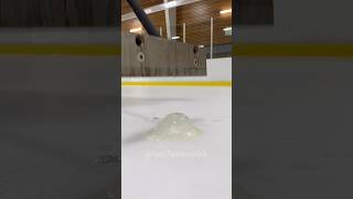 Ice Stalagmite Removal satisfaction asmr zamboni icemaintenance hockey arena chipping shorts [upl. by Cower897]