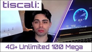 Recensione Speed Test Tiscali J 4G Unlimited 100 Mega Adsl senza fili LTE Modem Interno vs Esterno [upl. by Air]