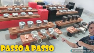 Barramento de som Automotivo barato em cobre como fazer [upl. by Atinrehs437]