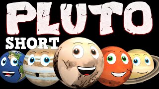 Pluto for Kids Planets Shorts [upl. by Arraet184]