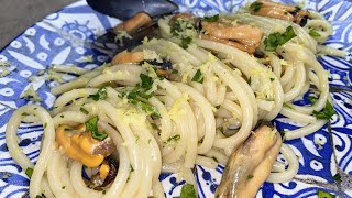 SPAGHETTI ALLE COZZE CON BIRRA E LIMONE [upl. by Feinstein]