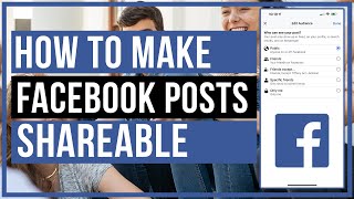 How To Make a Facebook Post Sharable  Quick and Easy [upl. by Quackenbush]