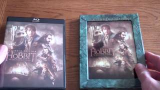 The Hobbit  The Desolation of Smaug Extended Edition Bluray Unboxing and First Look [upl. by Decrem616]