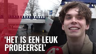 Tunnel met geur moet fietsers zich veiliger laten voelen [upl. by Willner]