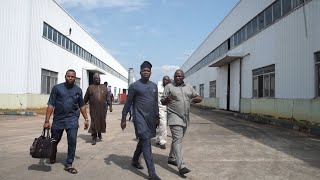 NEW NADDC BOSS COMMENDS INNOSON VEHICLES DURING FACTORY VISIT [upl. by Htiekel]