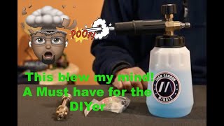 Unboxing and Review of the Mingle Foam cannon for pressurepower washers a Must have for the DIYer [upl. by Maddis]