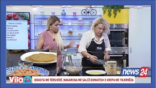 Biskota me tërshërë  Makarona me salcë perimesh  Krepa me thjerrëza Receta nga znjIda [upl. by Tia389]