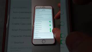 How to turn off on enable disable auto correct predictive text Iphone 5 6 6s 7 7 plus 8 [upl. by Irreg534]