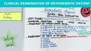 clinical examination of orthodontic patient I part 2 [upl. by Ollayos]