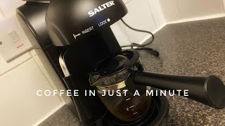 Salter Coffee Maker simple and easy to make a coffee [upl. by Halima]