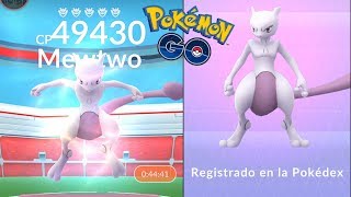 CAPTURO A MEWTWO MI PRIMERA INCURSIÓN EXCLUSIVA DE MEWTWO Pokémon GOdavidpetit [upl. by Dorian]