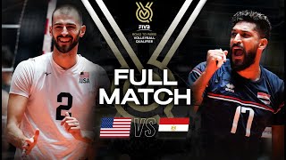 🇺🇸 USA vs 🇪🇬 EGY  Paris 2024 Olympic Qualification Tournament  Full Match  Volleyball [upl. by Naloc]