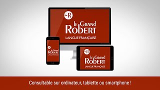 Le Grand Robert de la langue française  Le plus grand dictionnaire numérique [upl. by Tolliver]