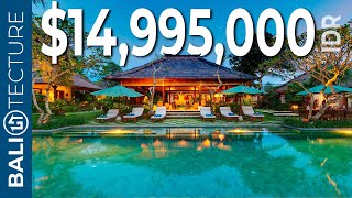 INSIDE a 14995000 idr TRADITIONAL MANSION in BALI INDONESIA  Luxury Real Estate [upl. by Ellenad915]