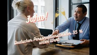 Deutlich unter Wert  die Aktie eines deutschen Personaldienstleisters [upl. by Nnaylloh]