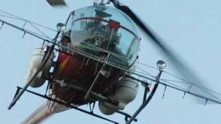 WILD ride along in a helicopter crop duster  must see [upl. by Warram134]