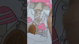 ASMR✨Relaxing with the sounds of drawing and coloring 🍄 [upl. by Lan]