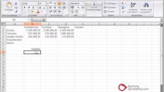 Excel Tutorial definierte Namen [upl. by Anerev]