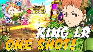 KING LR LE HACE ONE SHOT A GELDA PERO NADA MAS  7DS Grand Cross [upl. by Pucida]