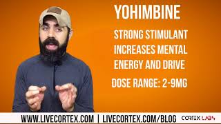 Yohimbine Basically a preworkout NOOTROPIC [upl. by Certie]