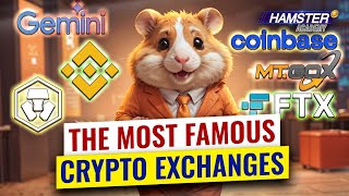 Top 6 famous crypto exchanges changed the world of crypto ⚡️ Hamster Academy [upl. by Assirual]