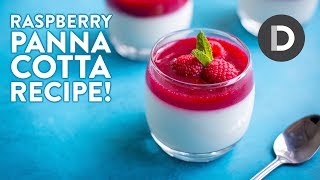 How to make Raspberry Panna Cotta [upl. by Ferdinana]